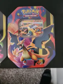 Pokemon Mega Charizard x and Y Tins Lot of 2 New Sealed - Image 3