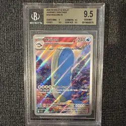 2025 POKEMON JTG EN-JOURNEY TOGETHER ILLUSTRATION RARE #162 WAILORD BGS 9.5 - Image 1