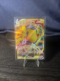 Pokemon TCG Regieleki VMAX 058/195 SWSH Silver Tempest Ultra Rare NM Condition - Image 1