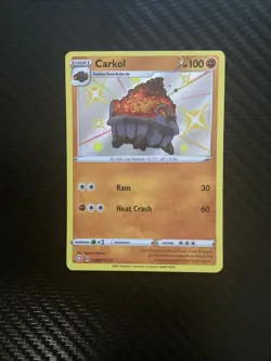 Carkol SV068/SV122 Shining Fates: Shiny Vault Holo Pokemon TCG NM - Image 1