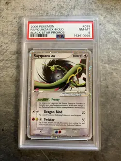 2006 Pokemon Black Star Promo Rayquaza ex Holo #039 PSA 8 NM-MT EX Collector's - Image 1
