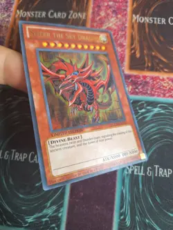 Yu-Gi-Oh! Slifer the Sky Dragon YGLD-ENG01 Limited Ultra Rare Near Mint - Image 2