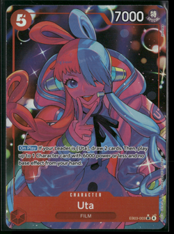 One Piece English - Heroines Edition - EB03-003 - Uta - Alternate Art - Image 1