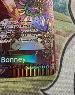 One Piece English CCG Bonney Jewelry SP ST02-007 Two Legends Foil Alternate Art - Image 4