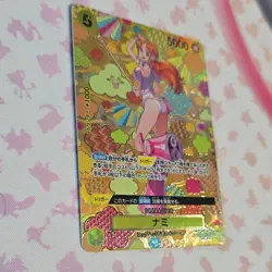 Bandai One Piece CCG Nami SP Holo Character OP08-106 5000 Japanese - Image 3