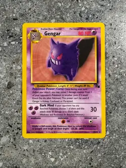 Pokemon TCG Cards Gengar 20/62 Fossil Rare EXC-NM - Image 1