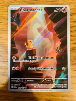 Charmander (168/165) S&V 151 Illustration Rare Pokemon Card! FAST & FREE P&P! - Image 5