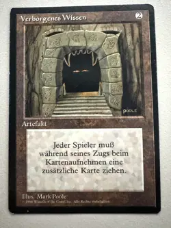 Verborgenes Wissen - Howling Mine MTG - REVISED - deutsch FBB ©1994 EX Rare - Image 1