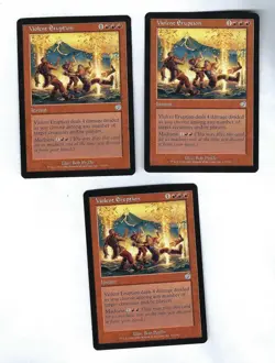 3x Violent Eruption - Torment - Magic The Gathering NM/M (Never Played) - Image 1