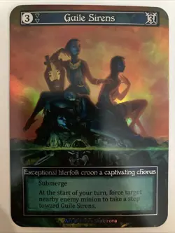 FOIL Exceptional Guile Sirens - Beta NM Sorcery: Contested Realm - Image 1