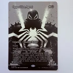 Magic The Gathering Mtg Opposition Agent Spider-Man Borderless Mythic Near Mint - Image 1