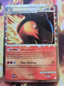 Typhlosion Prime - HGSS1 HeartGold SoulSilver 110/123 Ultra Rare Holo Pokemon LP - Image 1