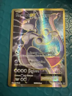 Pokemon TCG Mewtwo EX Full Art Holo Card 103/108 Evolutions - Image 1