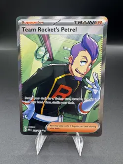 Team Rocket's Petrel 226/182 SV10: Destined Rivals NM Pokemon Card TCG - Image 1