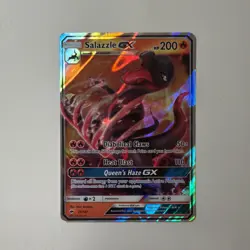 Pokemon TCG - Salazzle GX 25/147 SM Burning Shadows Ultra Rare Holo Card NM - Image 1