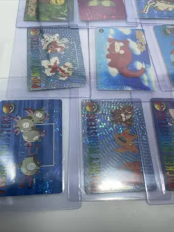 POKEMON - 29 Cards / Stickers Holographic PRISM JAPAN 90' Vending Machine - Image 2