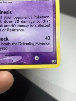 2005 Pokemon EX Unseen Forces Xatu Reverse Holo #49/115 - Image 4