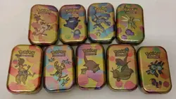 9x Pokemon TCG Scarlet & Violet Mini-Tin Set BRAND NEW SEALED - Image 2