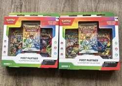 Pokemon TCG First Partner Illustration Collection Series 1 Lot of 2 - Sealed - Image 1