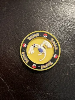 Lugia Pokemon 2000 Nintendo Pokemon The Movie Yellow Promo Coin - Image 1