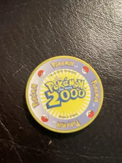 Lugia Pokemon 2000 Nintendo Pokemon The Movie Yellow Promo Coin - Image 2