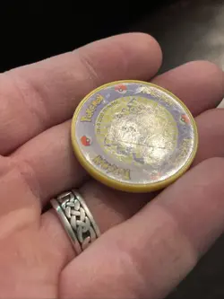 Lugia Pokemon 2000 Nintendo Pokemon The Movie Yellow Promo Coin - Image 3