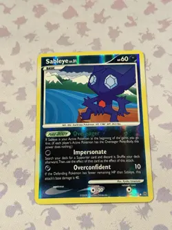 2008 Pokemon Stormfront Reverse Holo Sableye 48/100 NM - Image 1