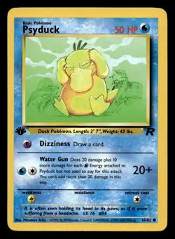 Psyduck 65/82 Common Team Rocket 1st Edition WOTC Pokemon NM - Image 1