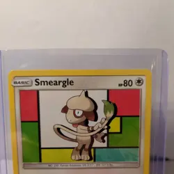 Smeargle 157/214 Rare Lost Thunder Pokemon Reverse Holo Lightly Played - Image 3