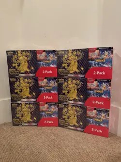 LOT OF 6 Pokemon Surging Sparks Elite Trainer Box Booster Bundle Costco 2-Pack - Image 1