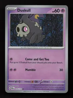 Duskull 035/131 Common Prismatic Evolutions Poke Ball Pokemon Near Mint - Image 1
