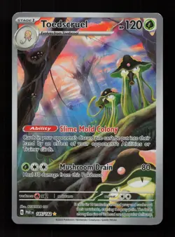 Toedscruel 185/182 Illustration Rare Paradox Rift Pokemon Near Mint - Image 1
