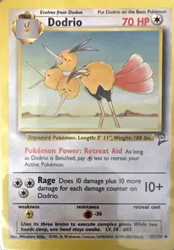 Dodrio 37/130 Uncommon Base Set 2 Lightly Played - Image 1