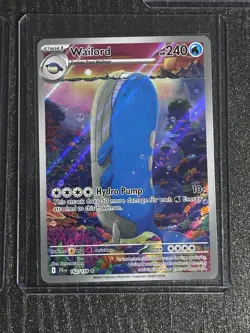 Wailord - 162/159 Journey Together Illustration Rare Pokemon - NM/MINT - Image 1