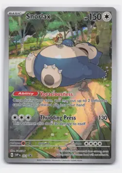 SNORLAX 051 HOLO PROMO SCARLET & VIOLET PROMO POKEMON LIGHTLY PLAYED - Image 2