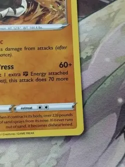 Sandaconda 110/202 Holo Rare Sword & Shield Base Set Pokemon Cards TCG Near Mint - Image 5