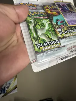 Pokemon TCG 2009 Platinum Arceus/Mysterious Treasures 3 Pack Blister Sealed - Image 5