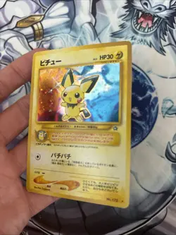 (VP) Pichu 172 Neo Genesis Japanese Holo Rare Pokemon Card 2000 LP - Image 3