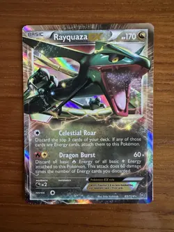 Pokemon Rayquaza EX Ultra Rare Holo 85/124 Dragons Exalted 170 HP 60x Attack - Image 1