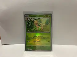 Pokemon TCG Leafeon (Poke Ball) Prismatic Evolutions 005/131 Reverse Holo Rare - Image 1