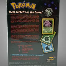 Pokemon Team Rocket Devastation Theme Deck Factory Sealed WOTC Vintage TCG - Image 3