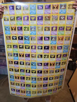Pokemon TCG Fossil Uncut Sheet 1999 Dragonite Zapdos Articuno K.B Toys Gen 1 - Image 4