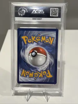 2022 Pokemon SWSH Radiant Jirachi Silver Tempest AGS 7.5 - Image 2