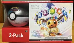 POKEMON ELITE TRAINER BOX SCARLET & VIOLET PRISMATIC EVOLUTIONS SAMS CLUB BUNDLE - Image 1