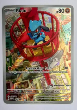 Pokemon Center Stamped - Pokemon Mega Evolution ETB Promo #10 Riolu - Image 1