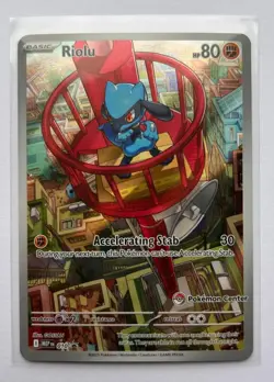 Pokemon Center Stamped - Pokemon Mega Evolution ETB Promo #10 Riolu - Image 3