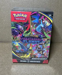 Pokemon TCG: Phantasmal Flames Factory Sealed Booster Bundle Box - Image 1