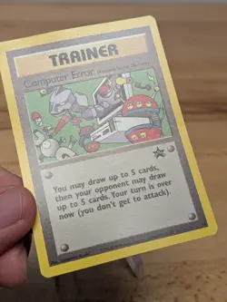 2000 Wotc Black Star Promo Computer Error Pokemon #16 LP - Image 2