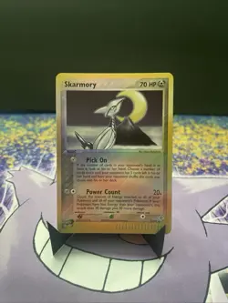 Pokemon TCG Skarmory 21/97 Dragon Rare Reverse Holo 2003 NM Condition - Image 1