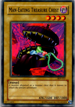 Yu-Gi-Oh! Man-Eating Treasure Chest SDY-037 Unlimited Common Starter Deck: Yugi - Image 1